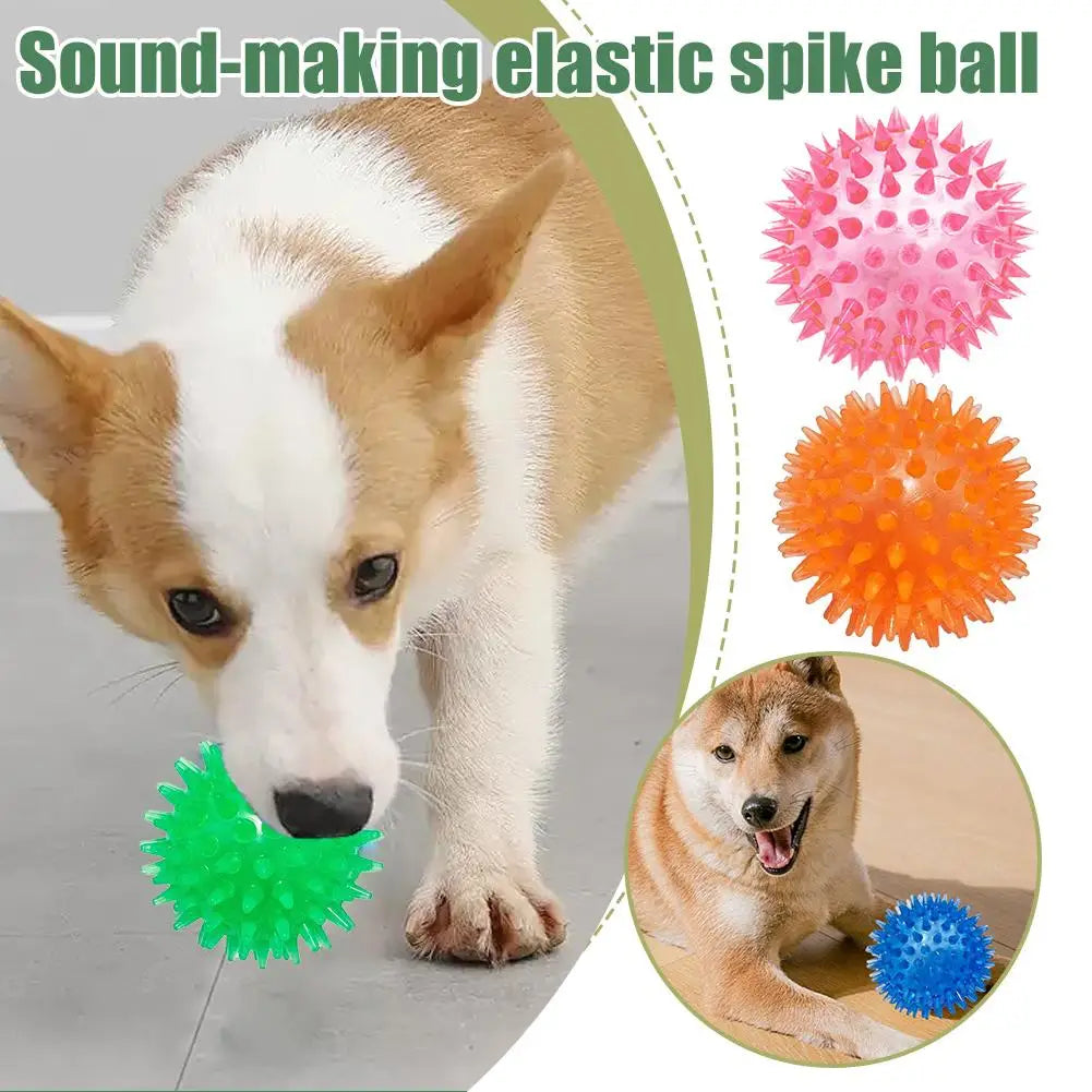 Bite-Resistant Dog Toy – TPR Sound Ball for Medium & Large Dogs