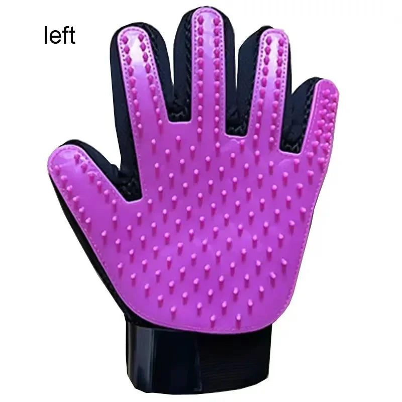 Pet Grooming Glove – Deshedding & Massage Brush for Cats & Dogs