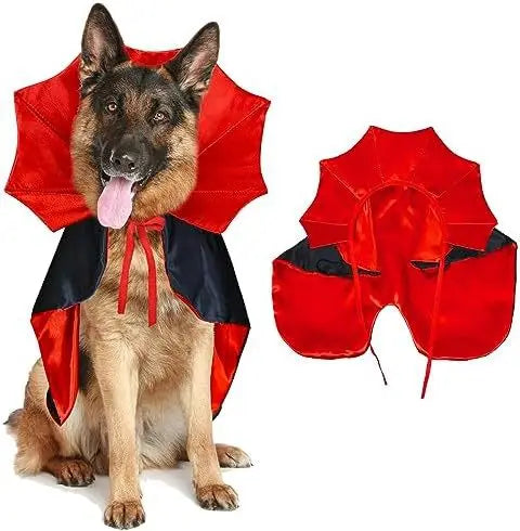 Cute Halloween Vampire Cloak for Cats & Small Dogs – Kawaii Costume