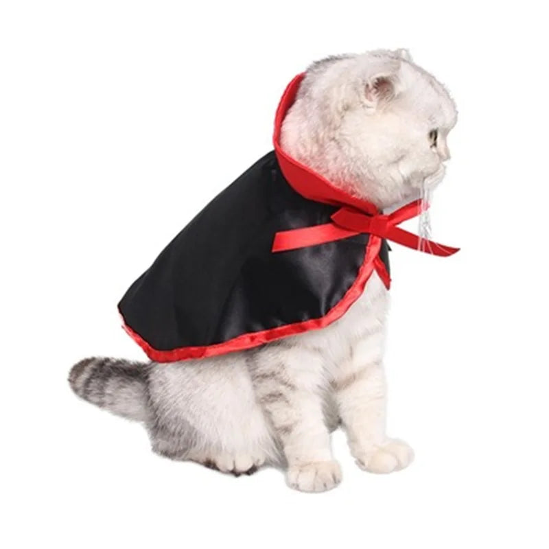 Halloween & Christmas Magic Cloak for Cats & Dogs – Transformation Costume