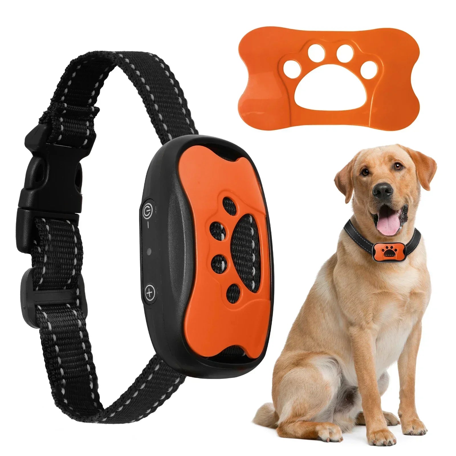 USB Rechargeable Anti-Bark Dog Collar – Ultrasonic & Vibration Training Device