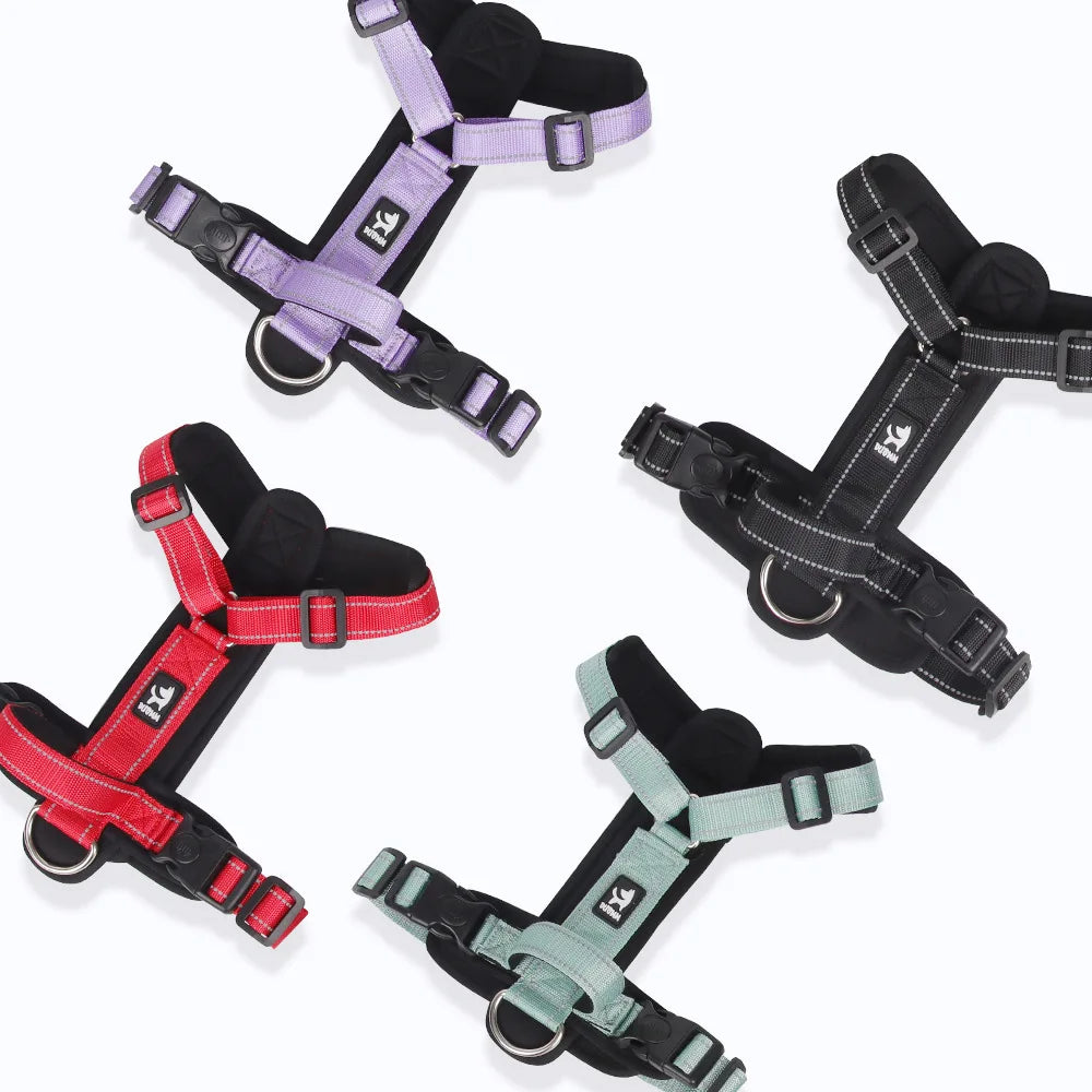 Reflective Dog Harness with Handle – Adjustable Vest for Small & Medium Dogs