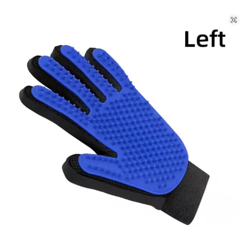 Pet Grooming Glove – Deshedding & Massage Brush for Cats & Dogs