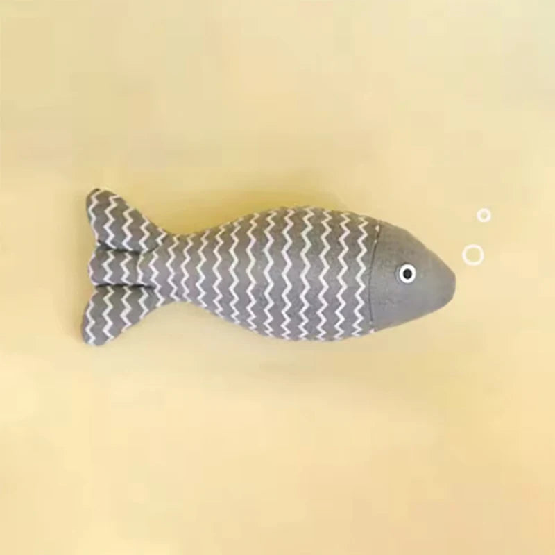Durable Cat Fish Toy – Catnip Chew & Kick Pillow