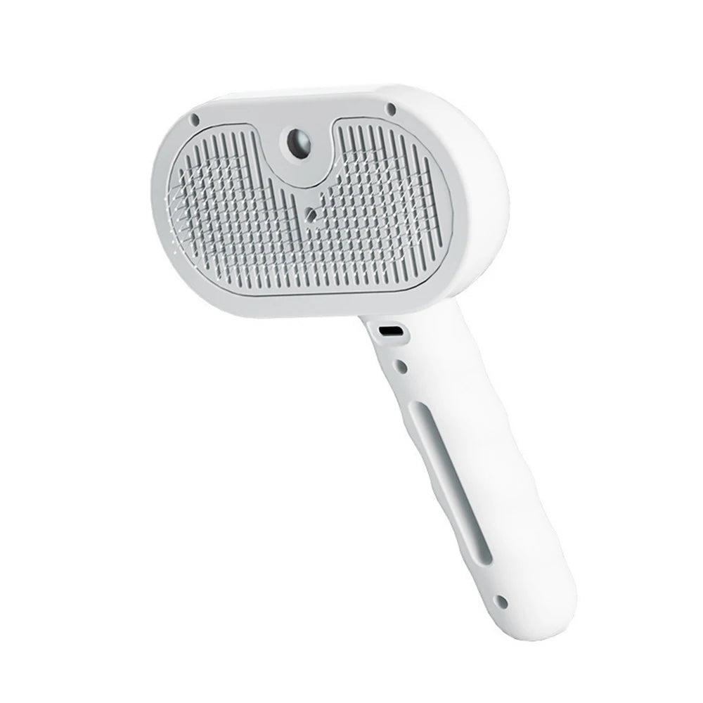 Luxury Dog Steam Grooming Brush – Spray, Massage & Reduce Shedding