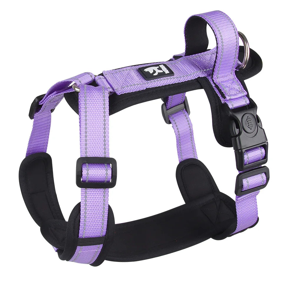 Reflective Dog Harness with Handle – Adjustable Vest for Small & Medium Dogs