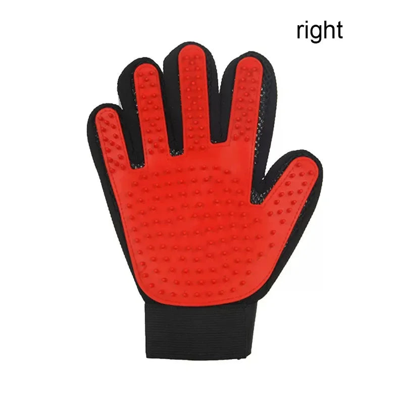 Pet Grooming Glove – Deshedding & Massage Brush for Cats & Dogs