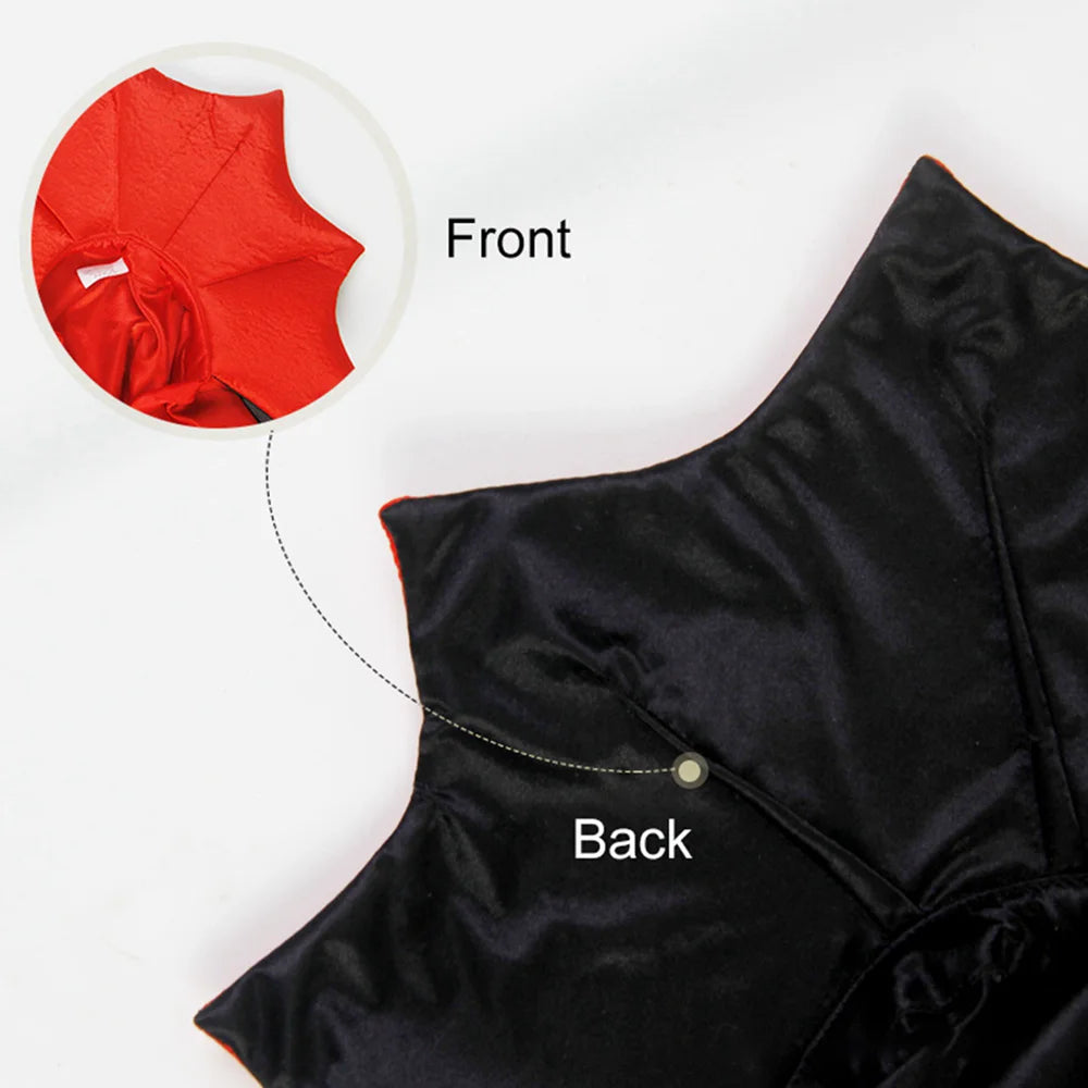Cute Halloween Pet Vampire Cloak – Small Dog & Cat Costume
