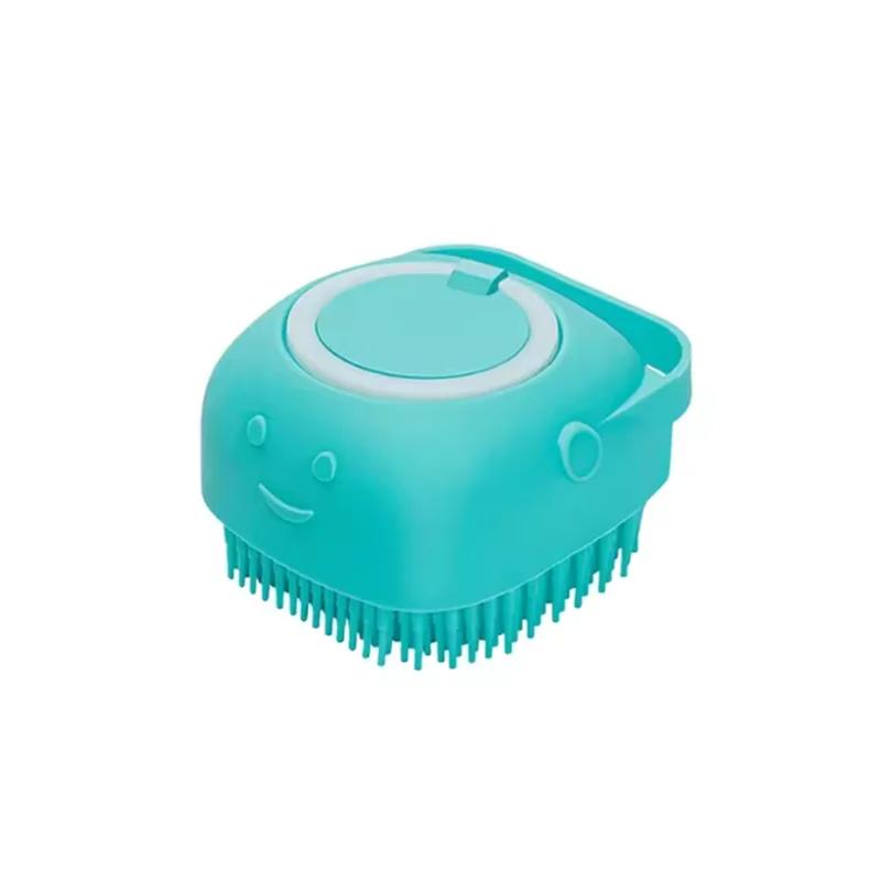 Multifunctional Pet Bath & Massage Brush – Soft Silicone for Dogs & Cats
