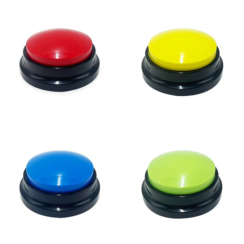 Dog Communication Buttons – 30s Voice Record & Playback for Pet Training