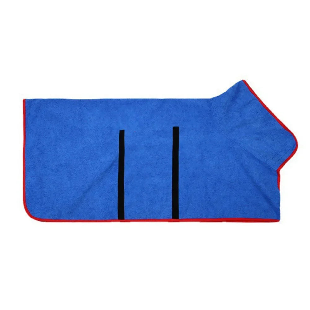 Quick-Dry Pet Bathrobe & Towel – Absorbent Bath Towel for Dogs & Cats