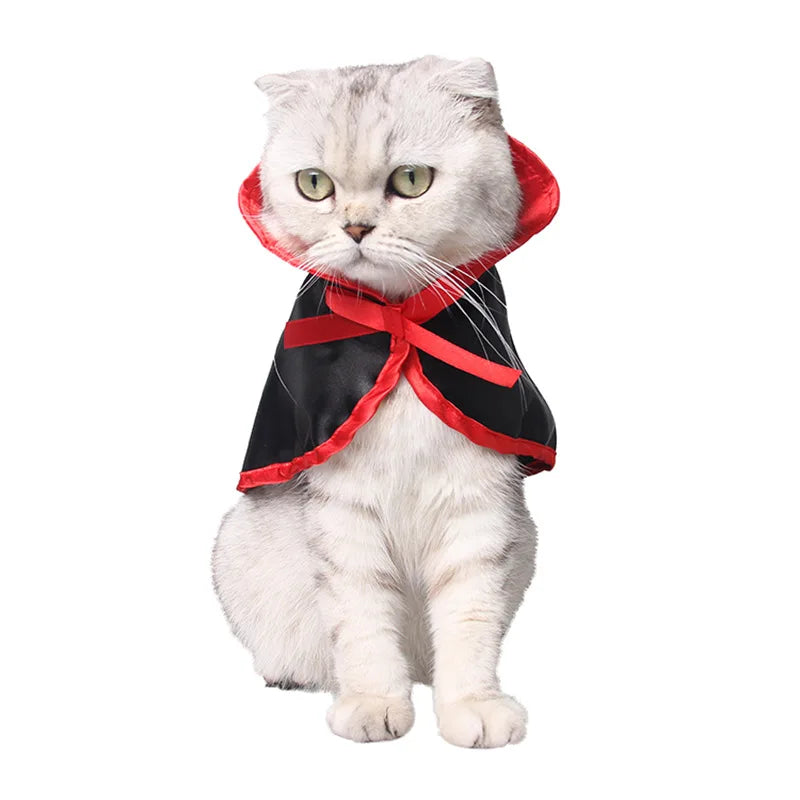 Halloween & Christmas Magic Cloak for Cats & Dogs – Transformation Costume