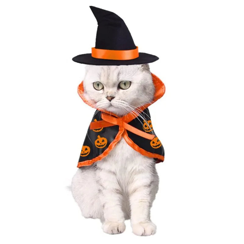 Halloween & Christmas Magic Cloak for Cats & Dogs – Transformation Costume
