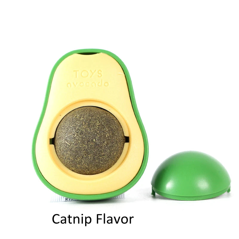 Avocado Cat Toy – Catnip Ball for Fun & Digestive Health