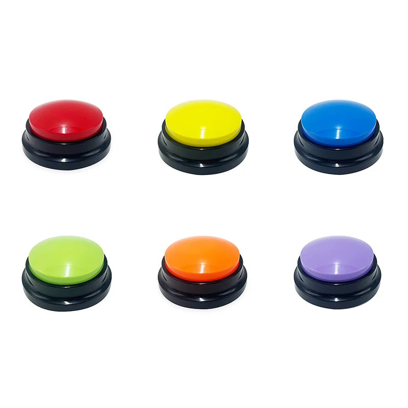 Dog Communication Buttons – 30s Voice Record & Playback for Pet Training