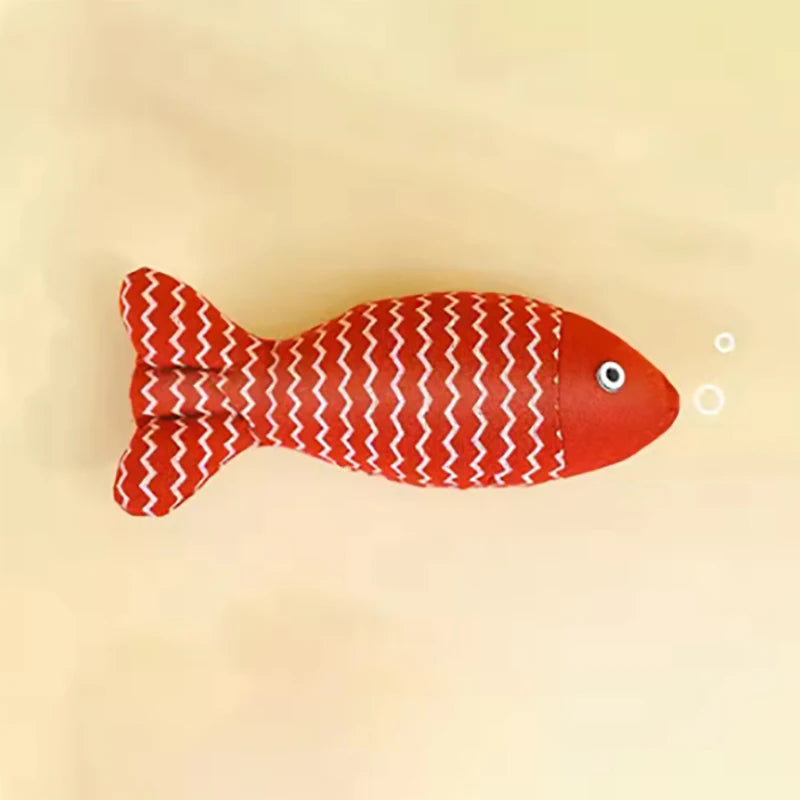 Durable Cat Fish Toy – Catnip Chew & Kick Pillow