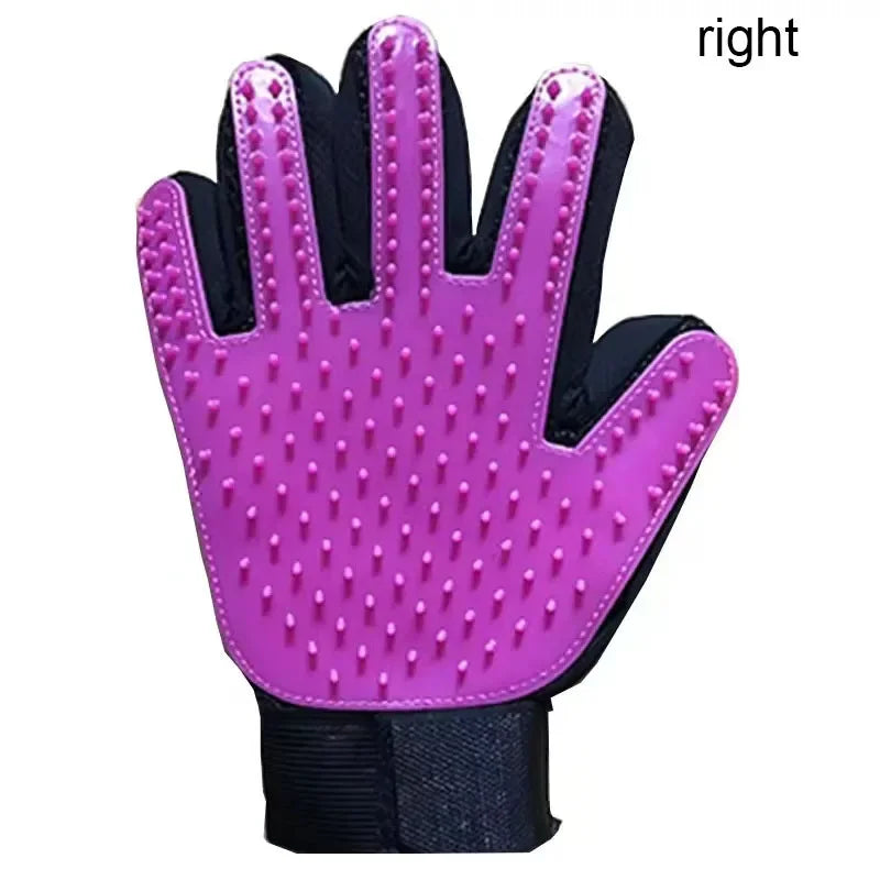Pet Grooming Glove – Deshedding & Massage Brush for Cats & Dogs