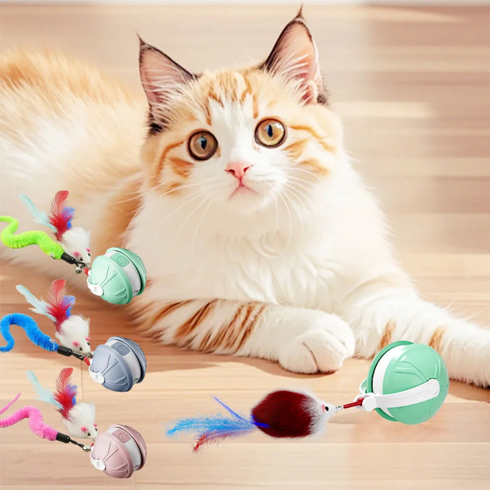 Self-Play Cat Toy Ball – Durable Rolling Laser for Indoor Cats