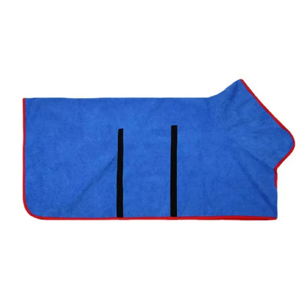 Quick-Dry Pet Bathrobe & Towel – Absorbent Bath Towel for Dogs & Cats
