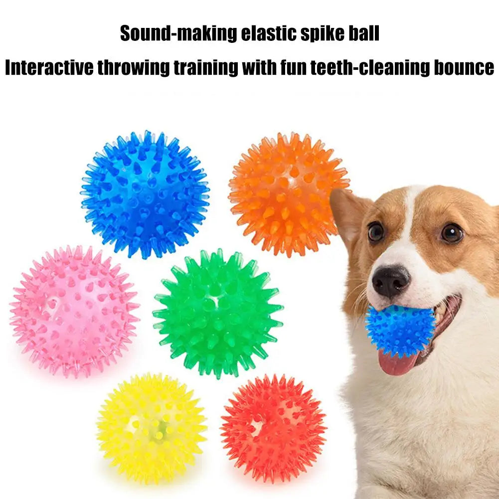 Bite-Resistant Dog Toy – TPR Sound Ball for Medium & Large Dogs