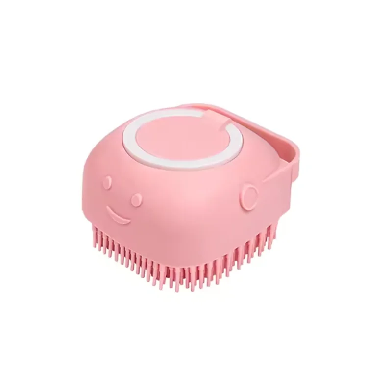 Multifunctional Pet Bath & Massage Brush – Soft Silicone for Dogs & Cats