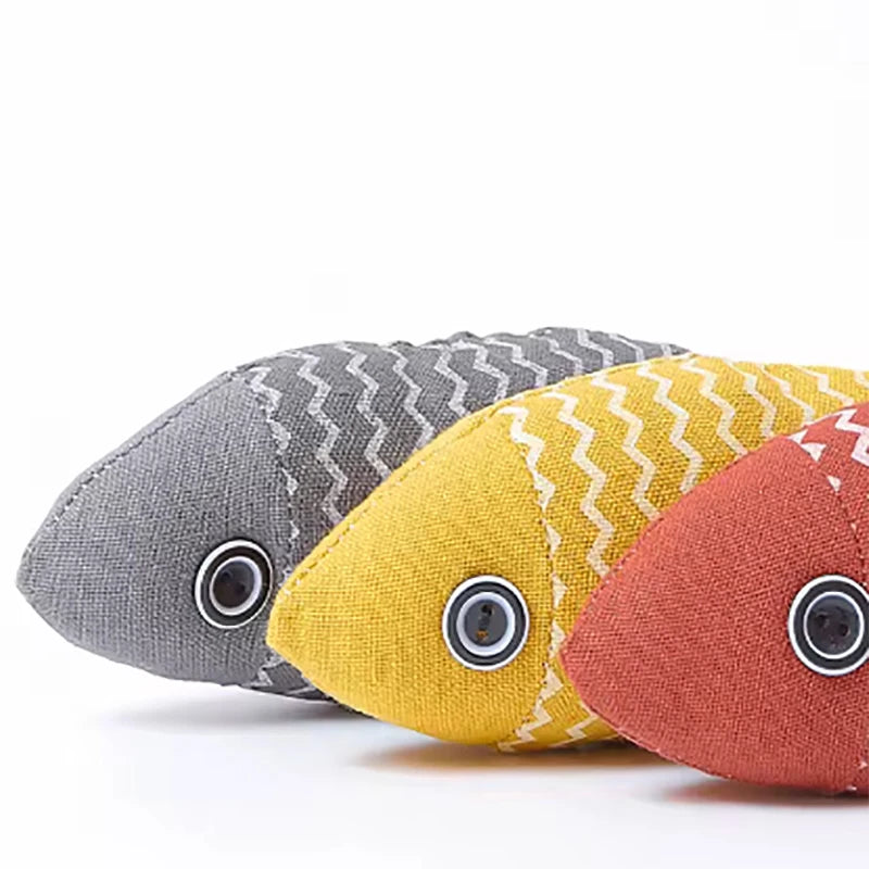 Durable Cat Fish Toy – Catnip Chew & Kick Pillow