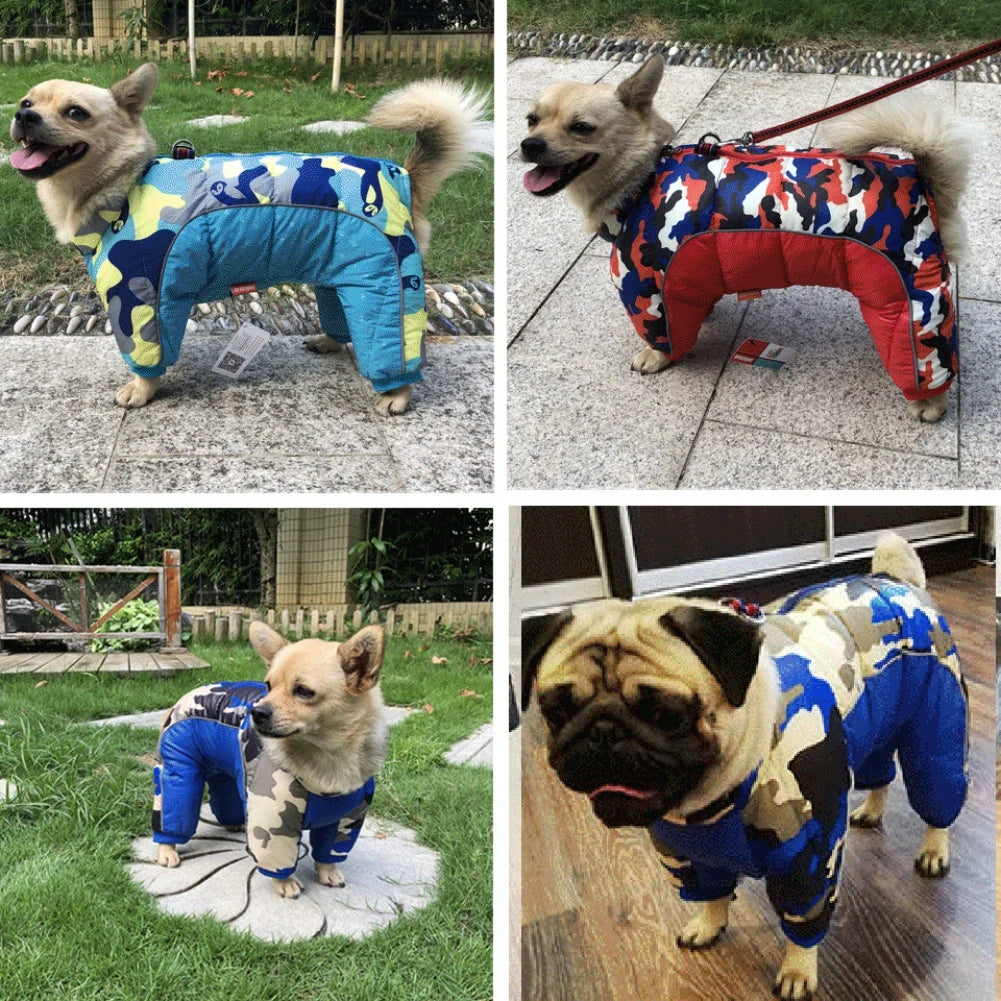 Winter Dog Coat – Warm, Waterproof & Reflective Jacket for Small Dogs