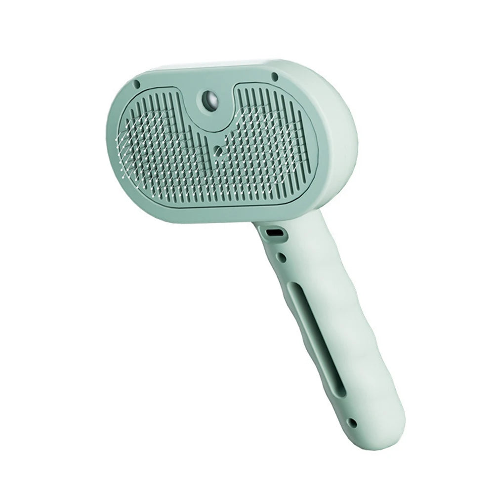 Luxury Dog Steam Grooming Brush – Spray, Massage & Reduce Shedding
