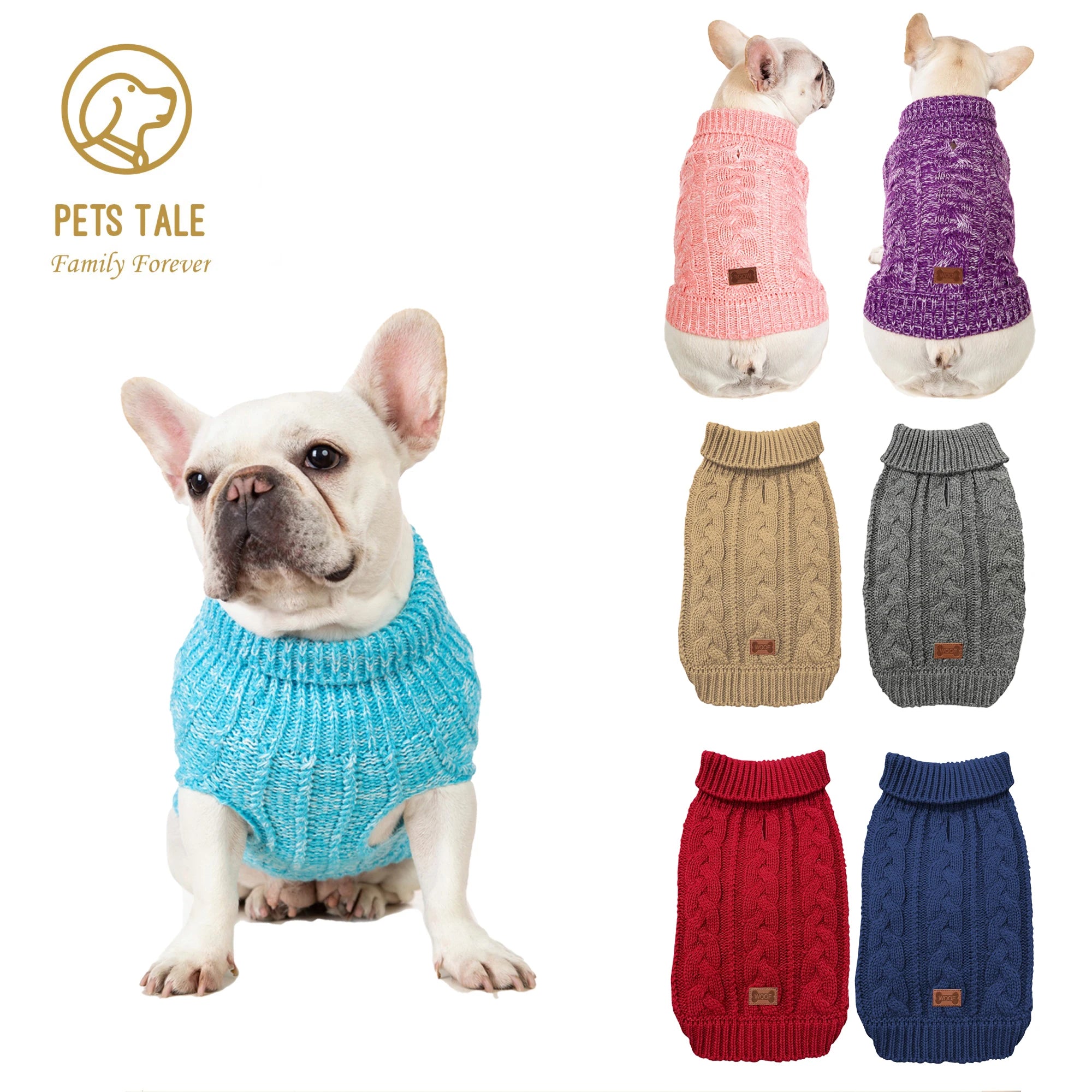 Cozy Winter Pet Sweater – Warm & Stylish for Dogs