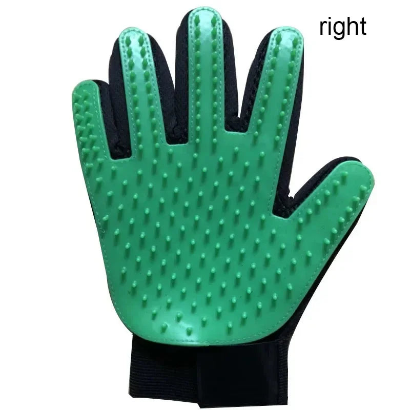 Pet Grooming Glove – Deshedding & Massage Brush for Cats & Dogs