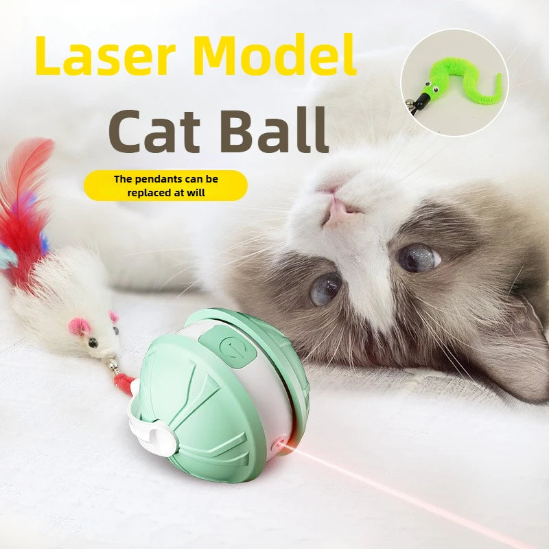 Self-Play Cat Toy Ball – Durable Rolling Laser for Indoor Cats