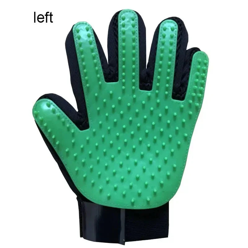 Pet Grooming Glove – Deshedding & Massage Brush for Cats & Dogs