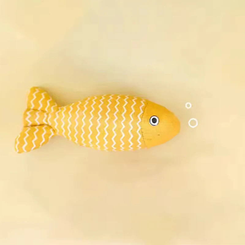 Durable Cat Fish Toy – Catnip Chew & Kick Pillow