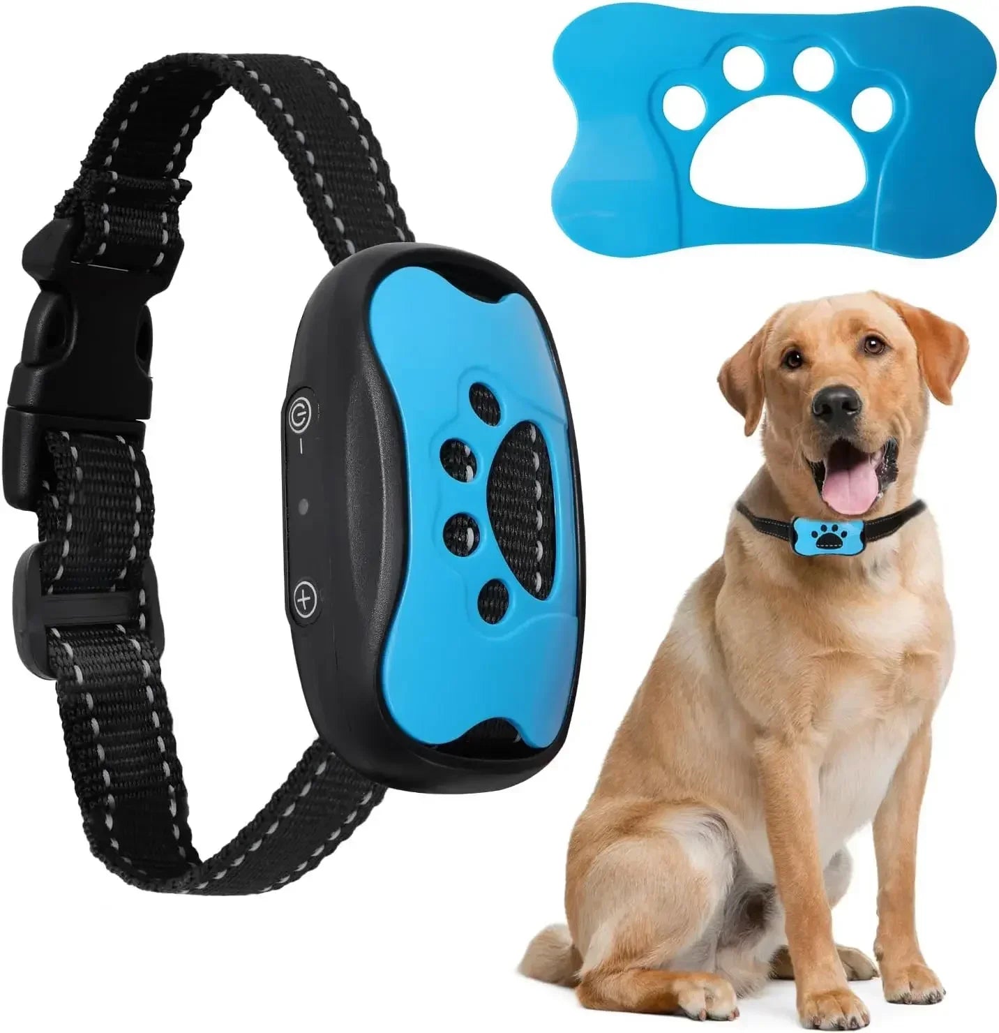 USB Rechargeable Anti-Bark Dog Collar – Ultrasonic & Vibration Training Device