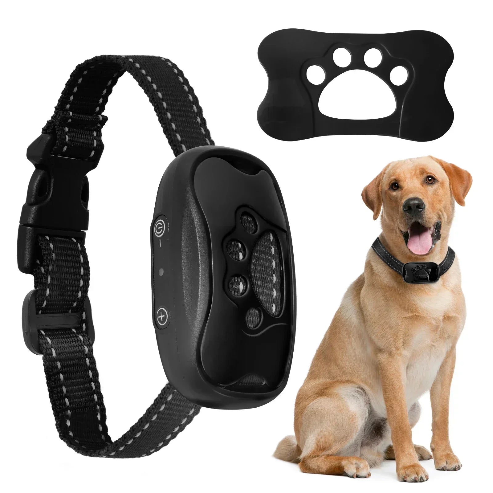 USB Rechargeable Anti-Bark Dog Collar – Ultrasonic & Vibration Training Device