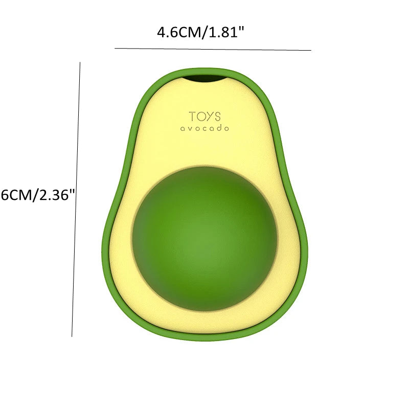 Avocado Cat Toy – Catnip Ball for Fun & Digestive Health