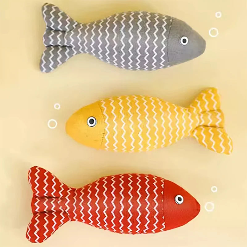 Durable Cat Fish Toy – Catnip Chew & Kick Pillow