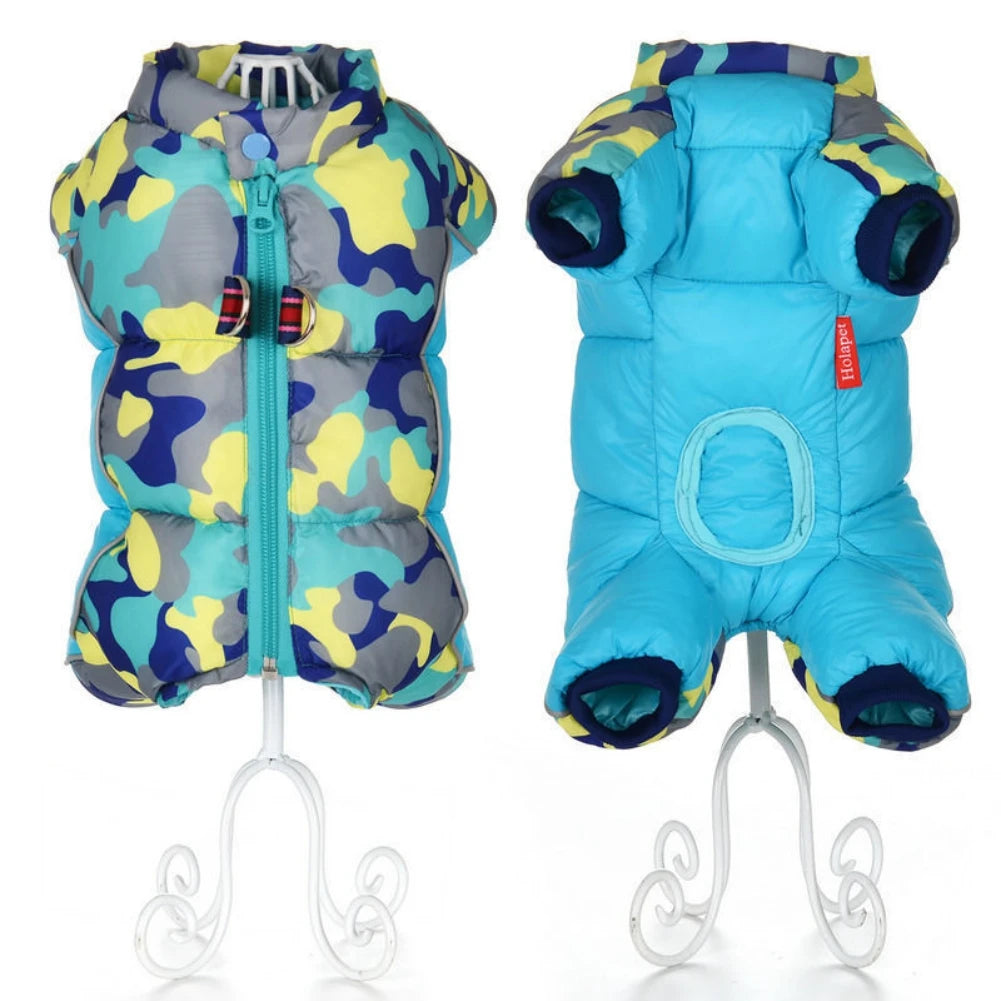Winter Dog Coat – Warm, Waterproof & Reflective Jacket for Small Dogs