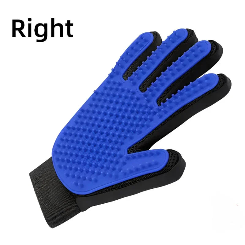 Pet Grooming Glove – Deshedding & Massage Brush for Cats & Dogs