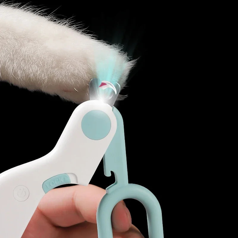 LED Pet Nail Clipper – Safe & Professional Claw Trimmer for Cats, Dogs & Puppies